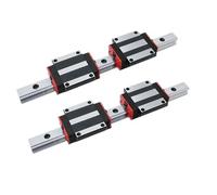 GTPBAO Rail de guidage linéaire HGR35, 35mm de largeur, Rail de guidage de mouvement linéaire avec blocs coulissants HGW35CC for routeurs d'axe XYZ 2 pièces rail de chargement(950mm 37.4" long)
