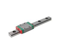 GTPBAO Rail de guidage linéaire nickelé MGN15 avec bloc coulissant MGN15C, Guide coulissant de mouvement linéaire de précision de largeur 15mm for imprimante 3D rail de chargement(500mm 19.69" long)
