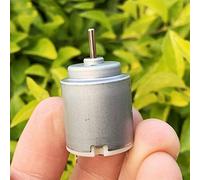 GTPBAO Science de l'énergie 2pcs Mabuchi CC Micro R140 140 Moteur Rond, Brosse métallique, pour DIY Jouets Hobbies Expérience de Voiture Intelligente, Projets de Moteurs