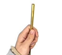 GTPBAO Tube capillaire creux en laiton H62 Diamètre extérieur 55 mm Diamètre intérieur 51 mm 52 mm 53 mm Tuyau en laiton droit(OD55mm ID52mm 245mm)