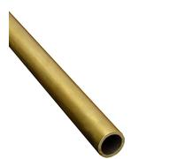 GTPBAO Tube capillaire creux H62, tube en laiton, paroi mince, petit manchon, traitement 0,8 mm, 1 mm, 1,2 mm, 1,3 mm, 1,5 mm, 1,6 mm droit(OD1.3xthick 0.15mm)