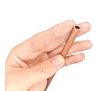 GTPBAO Tube rond en cuivre de 500 mm de long, diamètre extérieur de 6 mm et 28 mm, tube creux en cuivre pur à 99,9% for projets de bricolage et usage industriel droit(25mm x 3mm x 500mm)