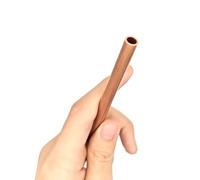 GTPBAO Tubes droits en cuivre rouge avec bobine en cuivre, longueur 500 mm, for filtration d'aquarium droit(6x1.5mm)