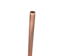 GTPBAO Tubes en cuivre rouge diamètre extérieur 2 mm, diamètre intérieur 18 mm, diamètre intérieur 1 mm, longueur 16 mm, tube rond en cuivre métallique de 100 mm droit(OD 10 x ID 4mm)