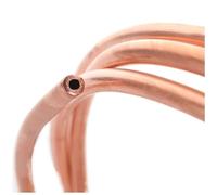 GTPBAO Tubes en cuivre souple T2 for climatisation et réfrigération, bobines de cuivre de 2 à 12,7 mm de diamètre extérieur droit(OD 10mm x T 1.5mm 1 meter)