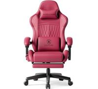 GTPLAYER Chaise de Gaming, Ergonomique, siège de Gaming, Chaise de Bureau, pour PC, Gamer, de Course, avec Repose-Pieds, Haut-parleurs, pour la Musique, Bureau, jusqu'à 150 kg