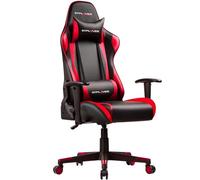 GTPLAYER Chaise de Gaming, Simili Cuir, Rouge, 8355,529,5