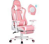 GTPLAYER Gaming Chair "Édition limitée mondiale 890MF Chaise de jeu à haut-parleur Bluetooth brevetée", chaise de bureau avec coussin lombaire et cervical, repose-pieds extensible, chaise de bureau er