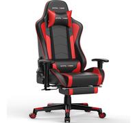 GTPLAYER Gaming Chair "Édition limitée mondiale 890MF Chaise de jeu à haut-parleurs Bluetooth brevetée", chaise de bureau avec coussin lombaire et cervical, repose-pieds extensible, chaise de bureau e