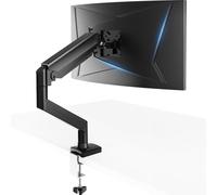 GTPLAYER Support de moniteur Support de moniteur pour écrans de 13 à 32 pouces, Support de bras de moniteur unique Supporte 2~10 kg, Réglable en hauteur