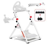 GTPLAYER Support de volant pour Logitech Gaming Wheel Stand Racing Support de volant avec V1 V2 Support de levier de vitesse Support à inclinaison réglable PS4