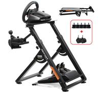 GTPLAYER Support de volant pour Logitech Gaming Wheel Stand Racing Support de volant avec V1 V2 Support de levier de vitesse Support à inclinaison réglable PS4