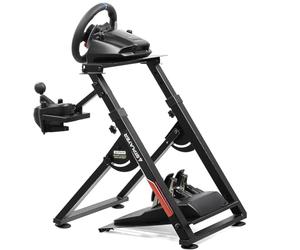 GTPLAYER Support Volant pour G923 G29 G920 Thrustmaster T300RST500RS Volant Gaming Retour de Force & TH8A Levier de Vitesse V1 - Fanatec Clubsport PS4 - Inclinable，Rouge