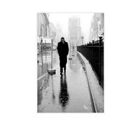 GTQZSAF Poster sur toile James Dean Smoking in Paris, Old Hollywood - Décoration pour chambre à coucher, bureau, chambre - Cadeau 40 x 60 cm