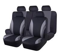 GTRFDGHT Lot De 9 Housses De SièGe De Voiture pour Peugeot Rifter 2018-2021 2022 2023+, Toutes Saisons AntidéRapantes, Respirantes Housses De SièGe De Voiture Accessoires De Protection,A