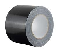 GTSE - Ruban Adhésif en Tissu Noir - 100 mm x 50 m - 12 Rouleaux - Résistant et Imperméable pour Réparer, Fixer, Regrouper, Renforcer et Sceller