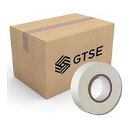 GTSE - Ruban adhésif isolant électrique blanc - 19 mm x 20 m - résistant, autocollant - protèger, regrouper, réparer des câbles - 50 rouleaux
