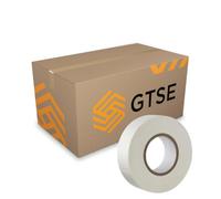 GTSE - Ruban adhésif isolant électrique blanc - 19 mm x 20 m - résistant, autocollant - protèger, regrouper, réparer des câbles - 100 rouleaux