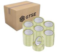 GTSE - Ruban adhésif transparent - 24 mm x 66 m - emballage de cadeaux, maison, école, bureau - Lot de 96 rouleaux