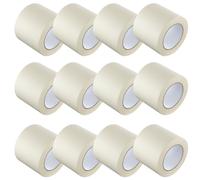 GTSE - Ruban de masquage large - 100 mm x 50 m - 12 rouleaux - Ruban de masquage pour protéger la surface lors de la peinture - Colle sans solvant