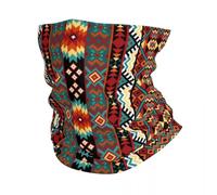 GTTDFASJ Bandanas Multifonctionnels à imprimé géométrique aztèque ethnique amérindien du sud-ouest cache-cou coupe-vent couvre-chef cagoule