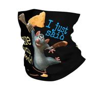 GTTDFASJ Bandanas Multifonctionnels Bandeau musical d'hiver avec odeur de Ratatouille pour femme et homme cache-cou ski cyclisme tube écharpe bandana guêtre