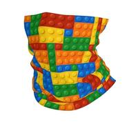 GTTDFASJ Bandanas Multifonctionnels Blocs de construction Bandana Cache-cou Hommes Femmes Hiver Ski Tube Écharpe Guêtre Couverture Visage