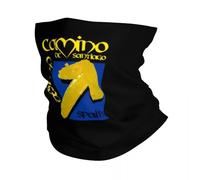 GTTDFASJ Bandanas Multifonctionnels Buen Camino De Santiago Bandana hiver cache-cou hommes coupe-vent enveloppement visage écharpe pour Ski El Camino guêtre bandeau