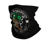 GTTDFASJ Bandanas Multifonctionnels Cache-cou des Républicains irlandais pour hommes et femmes coupe-vent hiver drapeau irlandais bandana écharpe pour cyclisme