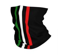 GTTDFASJ Bandanas Multifonctionnels cache-cou drapeau italien pour randonnée cyclisme femmes hommes écharpe enveloppante cagoule italienne fière