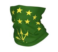 GTTDFASJ Bandanas Multifonctionnels Cadeau drapeau Adiga pour circassien Grand Adyguée Bandana tour de cou cache-cou écharpe chaude cagoule équitation pour hommes femmes adulte coupe-vent