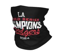GTTDFASJ Bandanas Multifonctionnels Championnats Du Monde Dodgers Bandana Couverture Du Cou Imprimé Magie Écharpe Chaude Chapellerie Cours D'Exécution Unisexe Adulte Machine