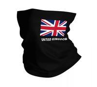 GTTDFASJ Bandanas Multifonctionnels d'hiver avec drapeau britannique du Royaume-Uni pour femme cache-cou coupe-vent écharpe pour le visage guêtre de ski bandeau