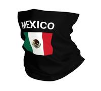 GTTDFASJ Bandanas Multifonctionnels d'hiver avec drapeau du Mexique pour homme cache-cou coupe-vent écharpe pour le visage pour la randonnée guêtre bandeau