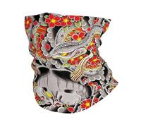 GTTDFASJ Bandanas Multifonctionnels Goro Majima's Hannya hiver bandeau cache-cou femmes hommes randonnée cyclisme Tube écharpe Yakuza visage Bandana guêtre