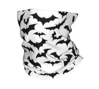 GTTDFASJ Bandanas Multifonctionnels Gothique Sorcière Chauves-Souris Modèle De Fantôme Halloween Bandana Couverture Du Cou Imprimé Masque Écharpe Bandeau De Sports De Plein Air Unisexe Adulte D'Hiver