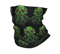 GTTDFASJ Bandanas Multifonctionnels Horreur Monstre à Tentacules Cthulhu Bandana Couverture du Cou Imprimé Écharpe Écharpe Multi-usage-Masque Vélo Pour Hommes Femmes Ensemble de la Saison