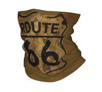 GTTDFASJ Bandanas Multifonctionnels La Route 66 USA Bandana Couverture du Cou Imprimé Californie Signe Wrap Écharpe Chaude Cagoule Running Unisexe Adulte d'Hiver
