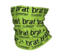 GTTDFASJ Bandanas Multifonctionnels Le Chanteur britannique C-Charli XCX Cou Guêtre Hommes Femmes coupe-Vent Hiver 2024 Gosse Album Bandana Foulard pour la Randonnée