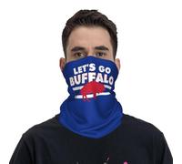 GTTDFASJ Bandanas Multifonctionnels Let's Go Buffalo Bandana Cache-cou Imprimé Foulard Magique Multifonction Couvre-chef Randonnée Pêche Unisexe Adulte Toutes Saisons