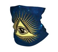 GTTDFASJ Bandanas Multifonctionnels L'Œil Qui Voit Tout De Dieu Bandana Cache-Cou Des Femmes Des Hommes D'Hiver De Ski De Randonnée Foulard Guêtre Mystique Yeux Le Visage De Couverture