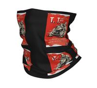 GTTDFASJ Bandanas Multifonctionnels L'île de Man Moto Bandana Couverture du Cou Imprimé Masque Écharpe Chaude Coiffure Équitation Unisexe Adulte Toute la Saison