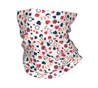 GTTDFASJ Bandanas Multifonctionnels Motif de machine à sous de poker 1 bandana tour de cou masque écharpe multifonction cagoule sports de plein air unisexe adulte coupe-vent