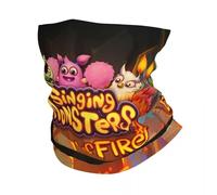 GTTDFASJ Bandanas Multifonctionnels My Singing Monsters Dawn Of Fire Bandana Cache-cou Femmes Hommes Hiver Ski Tube Écharpe Guêtre Jeu Vidéo Couverture De Visage