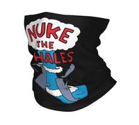 GTTDFASJ Bandanas Multifonctionnels Nuke The Whales Bandana Tour de Cou Imprimé Foulard Visage Multi-usage Cyclisme Écharpe Sports de Plein Air Unisexe Adulte Coupe-Vent
