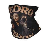 GTTDFASJ Bandanas Multifonctionnels Pedro Pascal Le Bandeau Cache-Cou Des Femmes Des Hommes D'Hiver De Ski De Randonnée Foulard Guêtre Chilien, Américain Du Film Et De L'Acteur Face À La Couverture