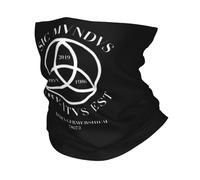 GTTDFASJ Bandanas Multifonctionnels Sombre série Netflix Sic Mundus Creatus Est Bandana Cache-cou Imprimé Masque Écharpe Cagoule Randonnée Pêche Pour Hommes Femmes