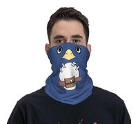 GTTDFASJ Bandanas Multifonctionnels Soyez un Prinny Dood Bandana Cache-cou Imprimé Écharpe Enveloppante Multifonction Masque Facial Course Pour Hommes Femmes Adulte Respirant