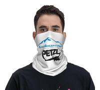 GTTDFASJ Bandanas Multifonctionnels Sport Petzl Bandana Tour de Cou Imprimé Masque Écharpe Chaud Masque Visage Cyclisme Pour Hommes Femmes Adulte Lavable