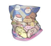 GTTDFASJ Bandanas Multifonctionnels Sumikko Gurashi Dessin Animé Japonais Bandana Cache-Cou Des Femmes Des Hommes D'Hiver De Ski Tube Écharpe Guêtre Anime Jeu Face À La Couverture